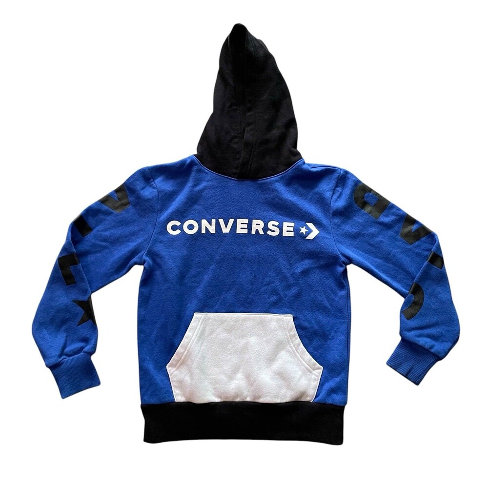 Converse All Star Pullover Hoodie Boys Size S All Star Graphic Print